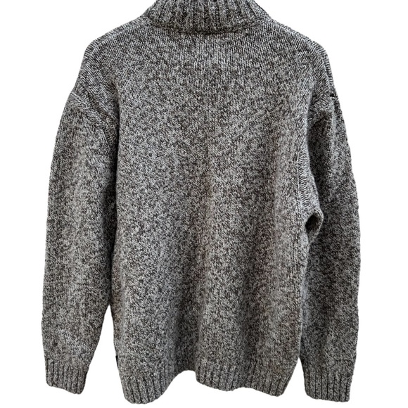 Woolrich  Eco Rich Woodward Half Zip Wool Sweater in Hazelnut Size XL - Picture 9 of 15